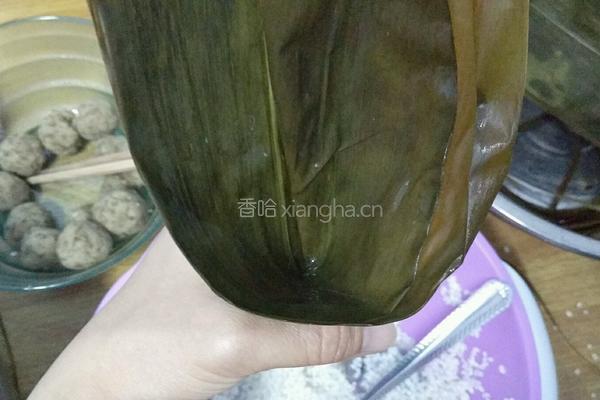 清香豆沙粽的做法图解11