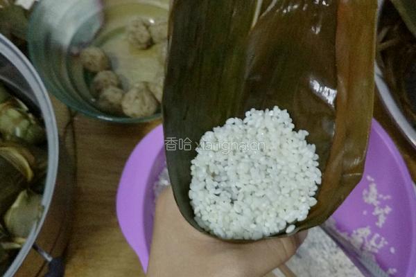 清香豆沙粽的做法图解14