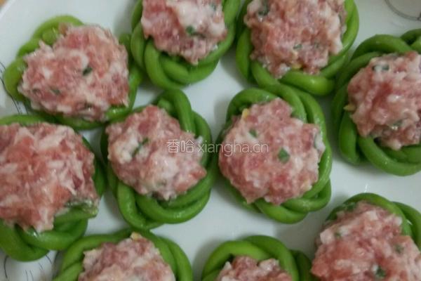 豆角酿肉的做法图解6
