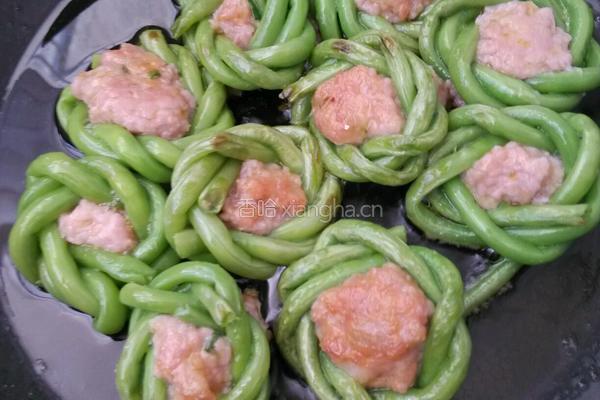 豆角酿肉的做法图解7