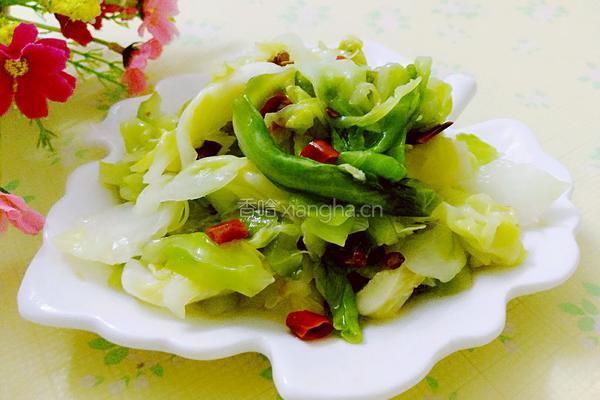 手撕包菜的做法图解8