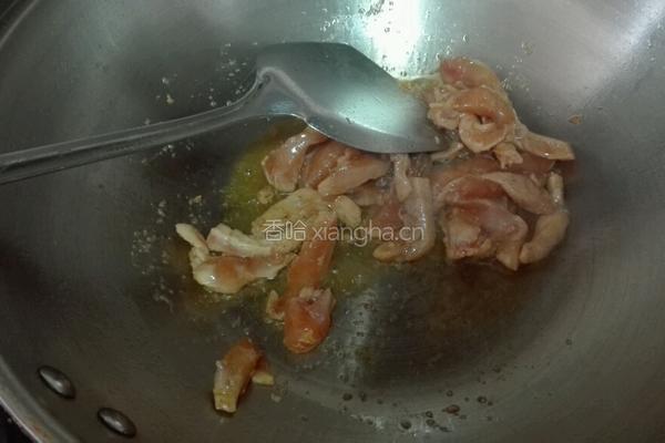 葱爆鸡肉的做法图解5