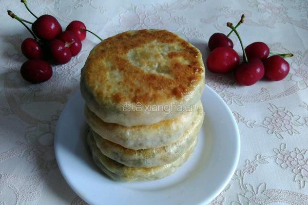 猪肉香菇小白菜馅馅饼的做法图解13