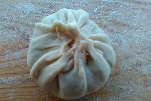 猪肉香菇小白菜馅馅饼的做法图解10