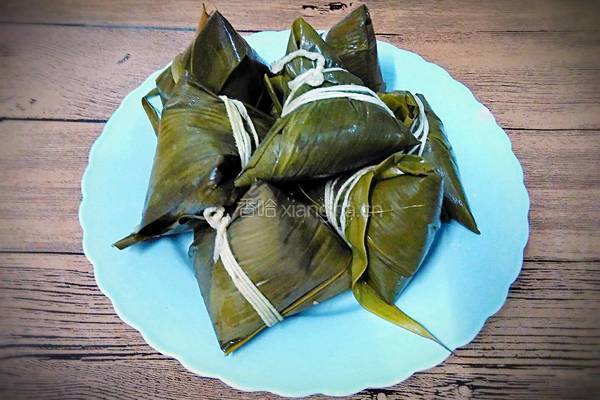绿豆花生蜜枣粽(三角粽)的做法图解21