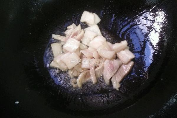 四季豆炒肉的做法图解3