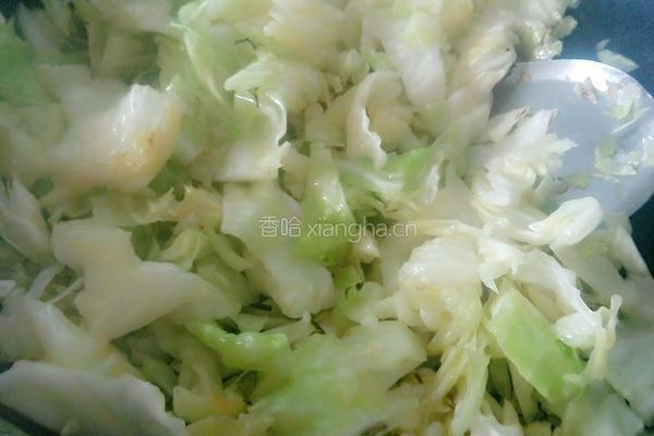 卷心菜炖粉条的做法图解4