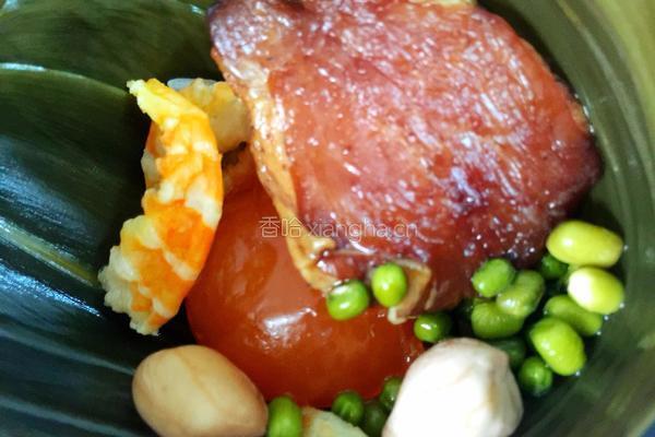 蛋黄肉粽的做法图解5