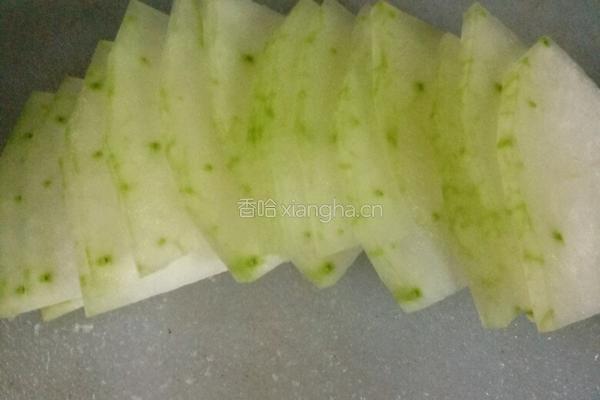 肉末蒸东瓜的做法图解2