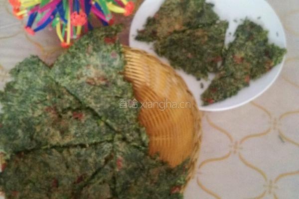 茴香鸡蛋饼的做法图解5
