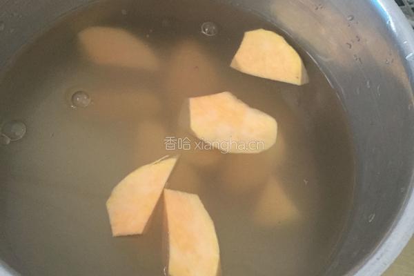 潮汕番薯粥的做法图解3