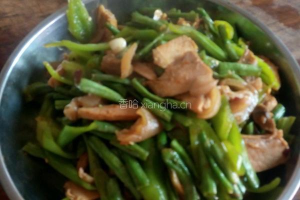 豆角炒肉