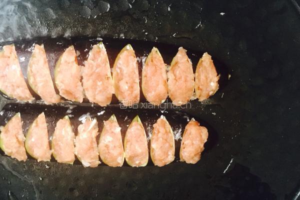 香煎肉酿茄子的做法图解7