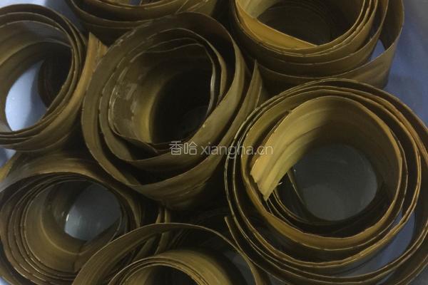 五香绿豆大肉粽的做法图解2