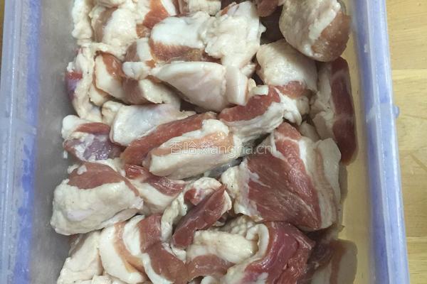 五香绿豆大肉粽的做法图解4