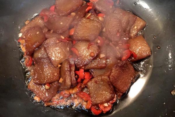 红烧魔芋豆腐的做法图解5