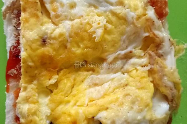 肉松鸡蛋火腿三明治的做法图解5