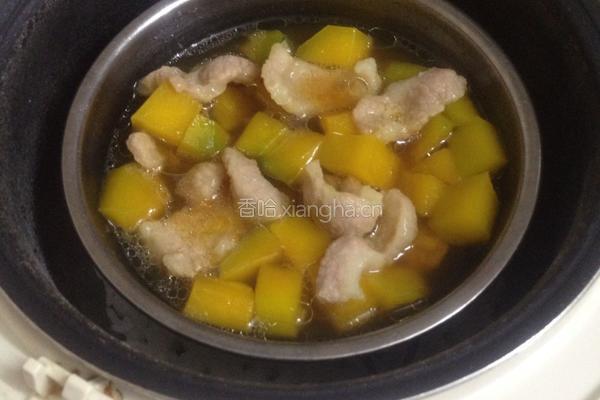 南瓜蒸瘦肉的做法图解6