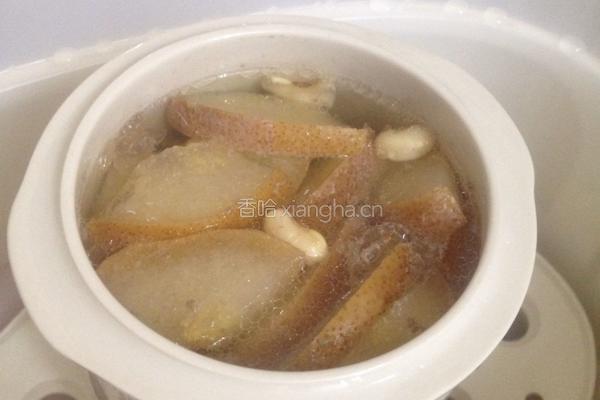 薏米芡实黄豆雪梨炖排骨的做法图解5