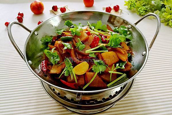 香辣干锅土豆片的做法图解16