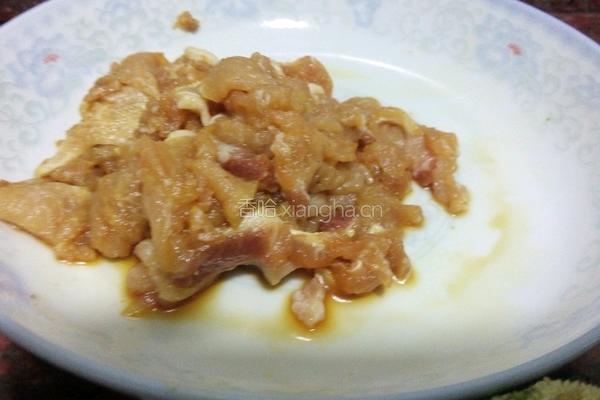 三丝炒肉的做法图解2