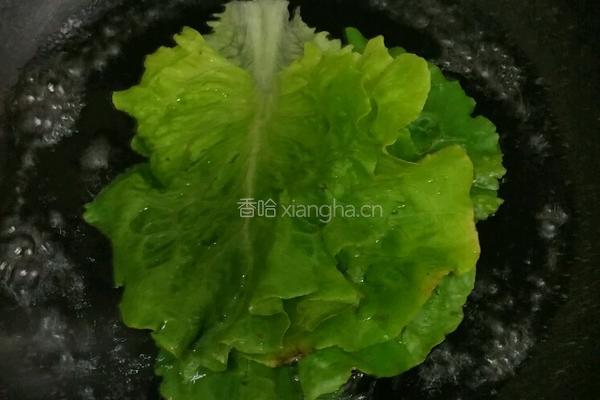 生菜包肉泥的做法图解1