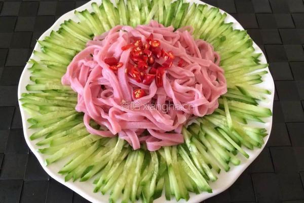 苋菜凉拌面的做法图解6