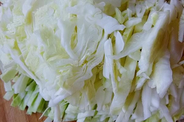 大头菜炒粉条的做法图解4