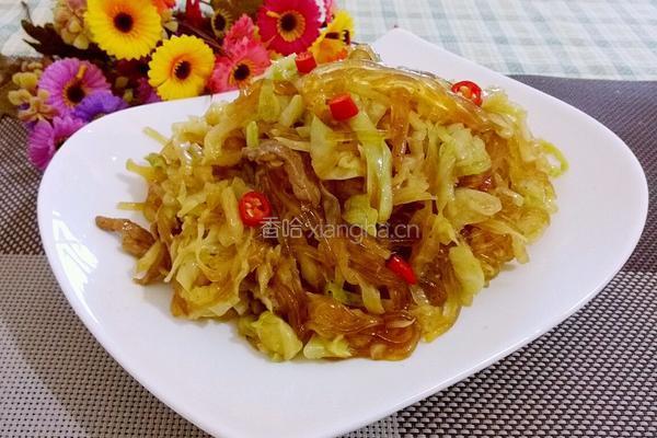 大头菜炒粉条的做法图解12