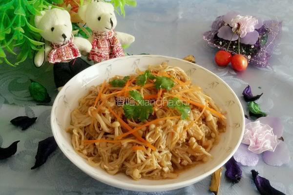 凉拌金针菇的做法图解5
