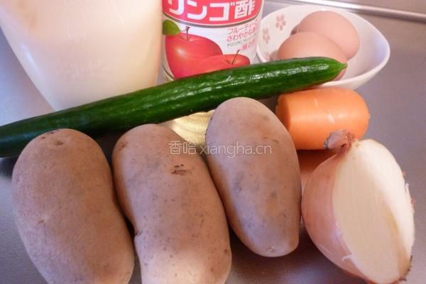 蔬菜土豆色拉的做法图解1