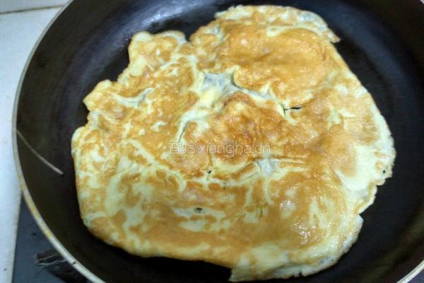 火腿蛋手抓饼的做法图解2