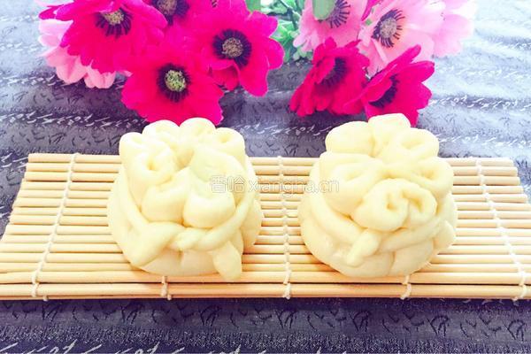 豆沙花包的做法图解8