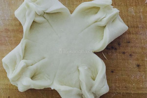 豆沙花包的做法图解4