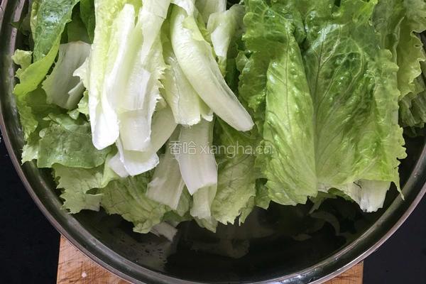 爆炒生菜的做法图解2