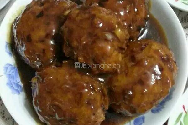 鸡肉狮子头的做法图解5