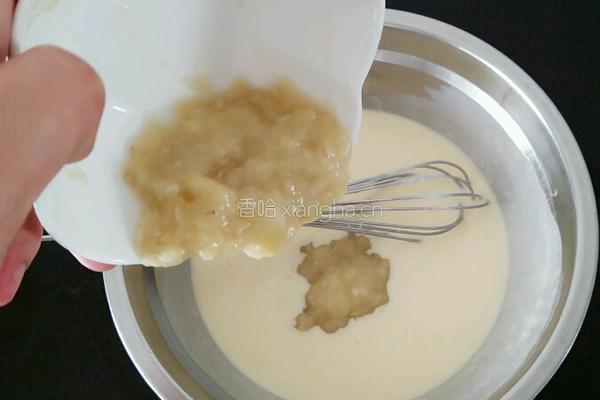 奶油香蕉耶丝球的做法图解4
