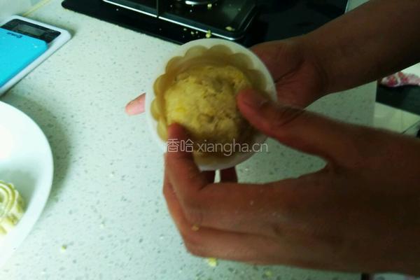 奶香豆沙绿豆糕的做法图解8