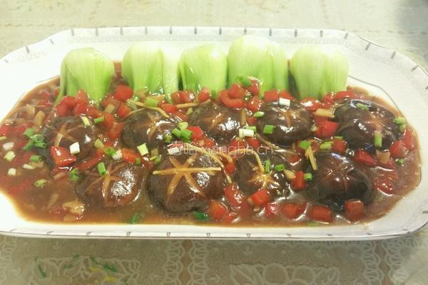 香菇油菜的做法图解7