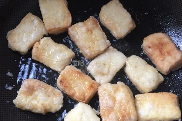 香煎豆腐的做法图解3