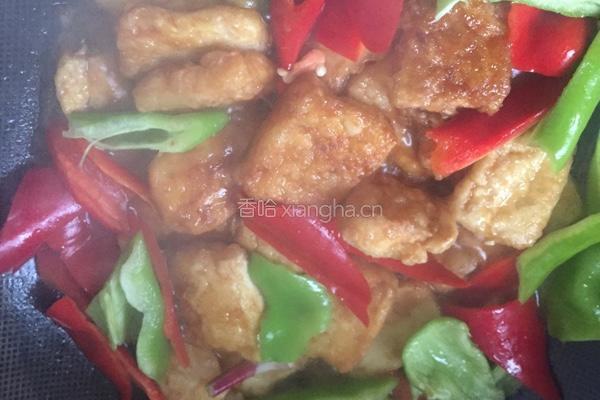 香煎豆腐的做法图解6