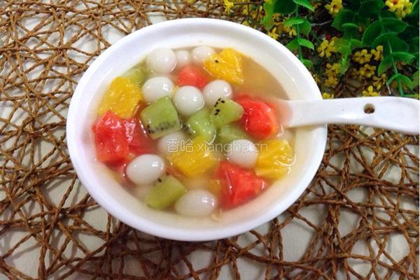 缤纷水果小圆子的做法图解9
