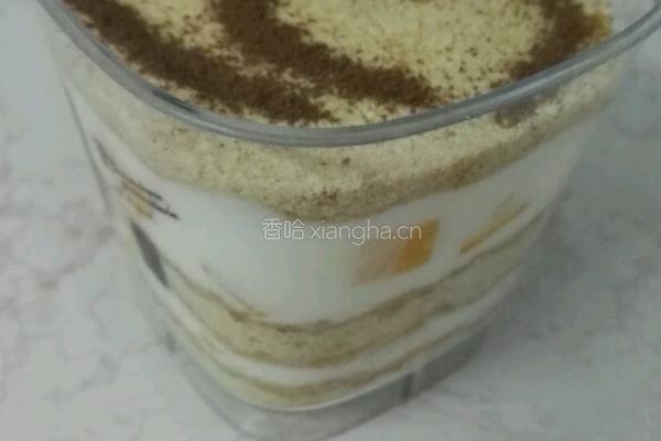 酸奶芒果木糠杯布丁的做法图解7