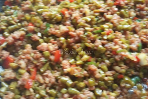 酸豆角炒肉末的做法图解7