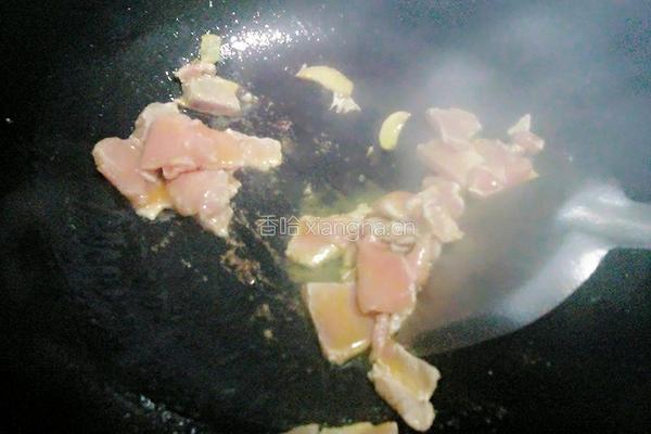 豆角炒肉片的做法图解3