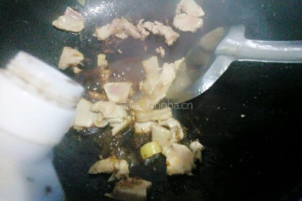 豆角炒肉片的做法图解4
