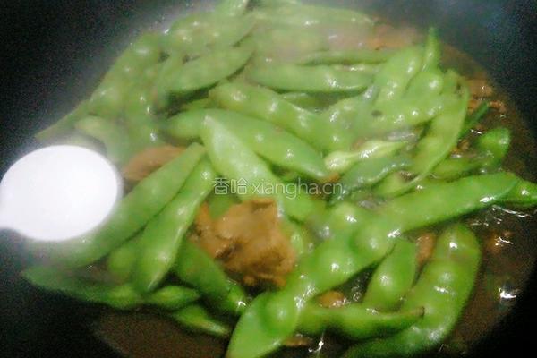 豆角炒肉片的做法图解7