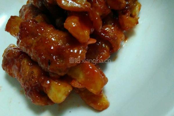 糖醋排骨土豆版的做法图解4