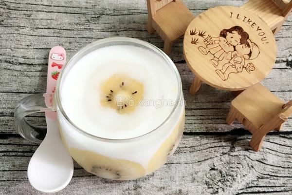 奇异果酸奶杯的做法图解5