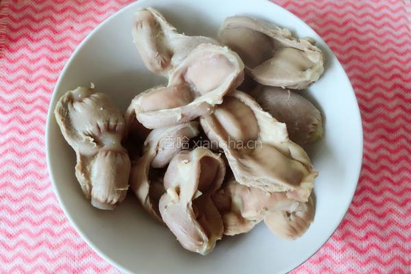 香菜拌鸭珍的做法图解6